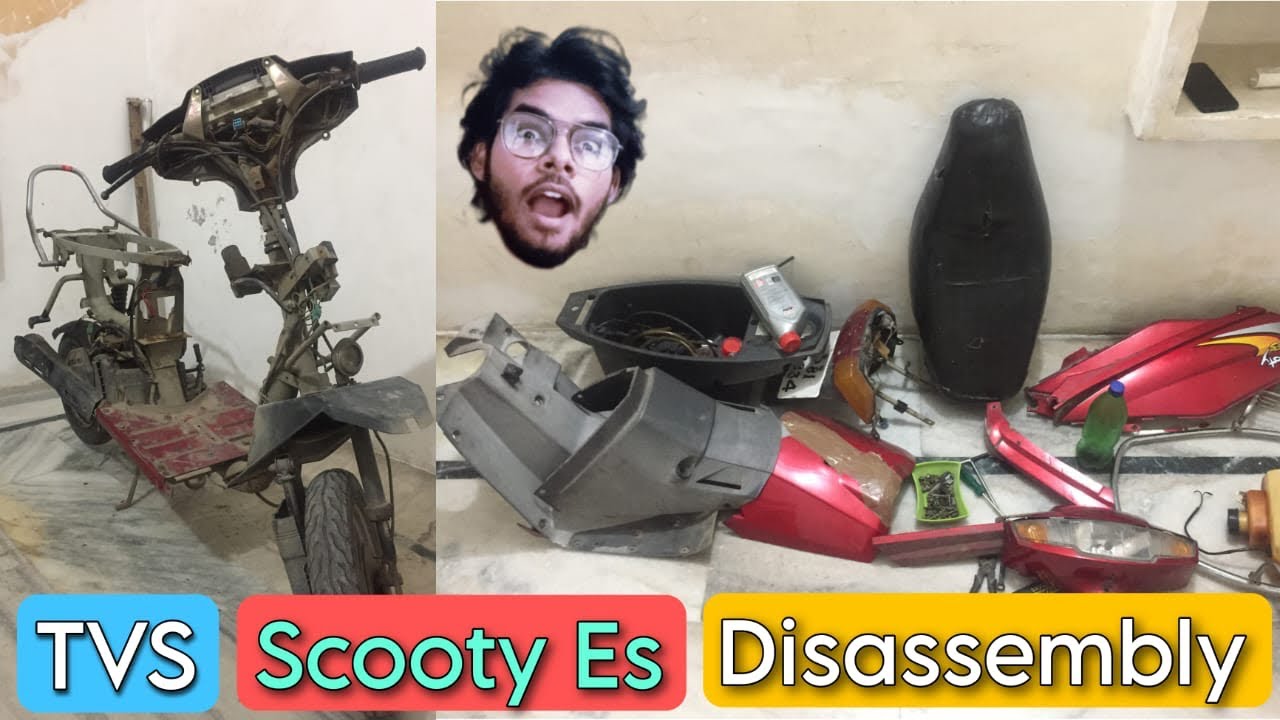 TVS Scooty Es Fully Disassembly | Saare Spare Parts nikal diye | Part-1