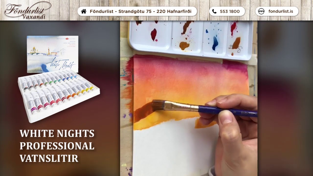 White Nights Professional vatnslitir