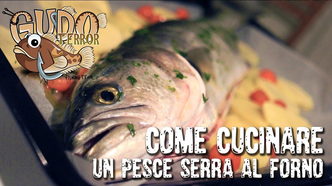 Come CUCINIAMO un pesce serra al forno - la ricetta della Gudoterror