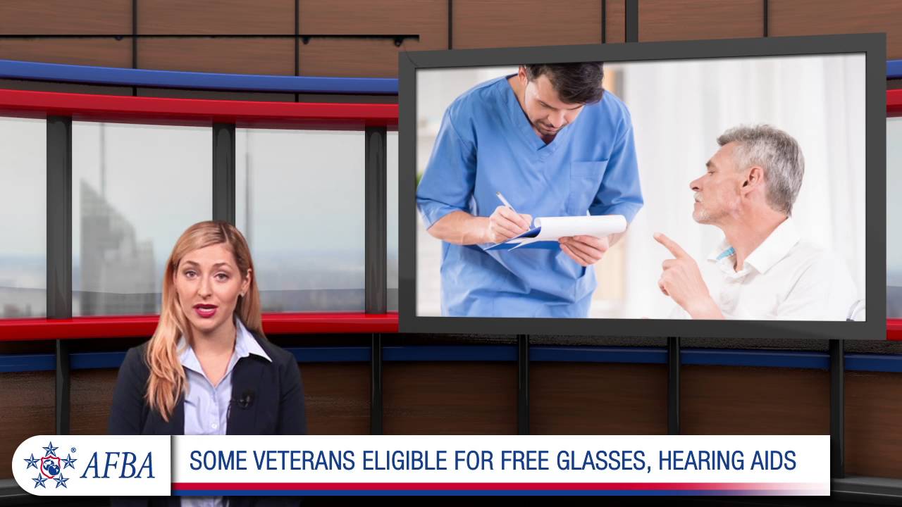 Some veterans eligible for free glasses, hearing aids