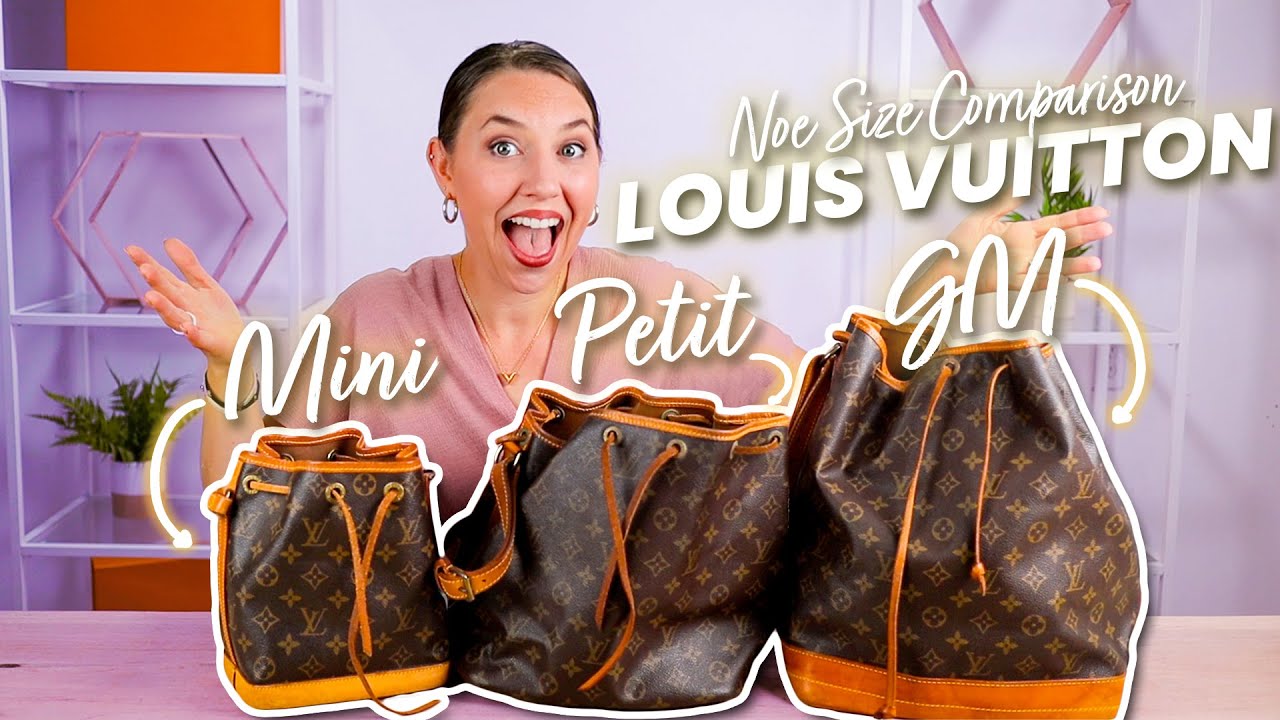 Louis Vuitton Noe Collection! Petit, Mini, & GM Monogram Bucket Bag | Comparison, WIMB, & Review!