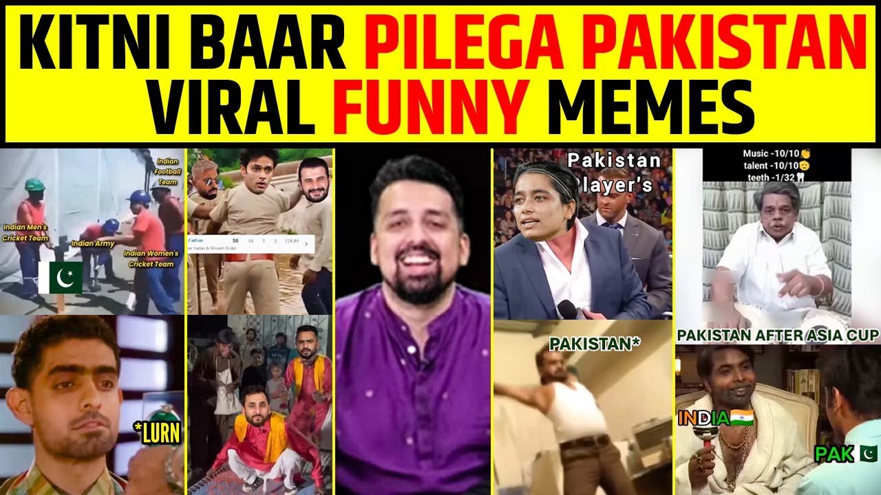 PAKISTAN KI HAAR KO MEMES MEIN DALA GAYA! 😂| VIRAL FUNNY MEMES | #indvspak #viralfunnymemes #funny