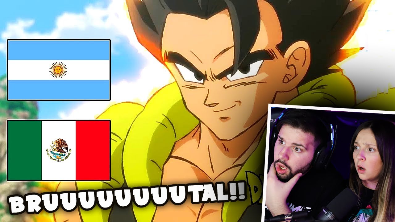ESPAÑOLES REACCIONAN A DRAGON BALL LATINO!!🔥ARGENTINO VS MEXICANO!!😮DRAGON BALL SUPER BROLY!!🔥