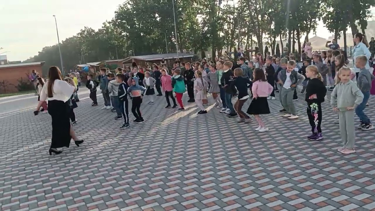 #dance #flashmob in #Liceum 1 PPB  11.09.2023 #ukraine 