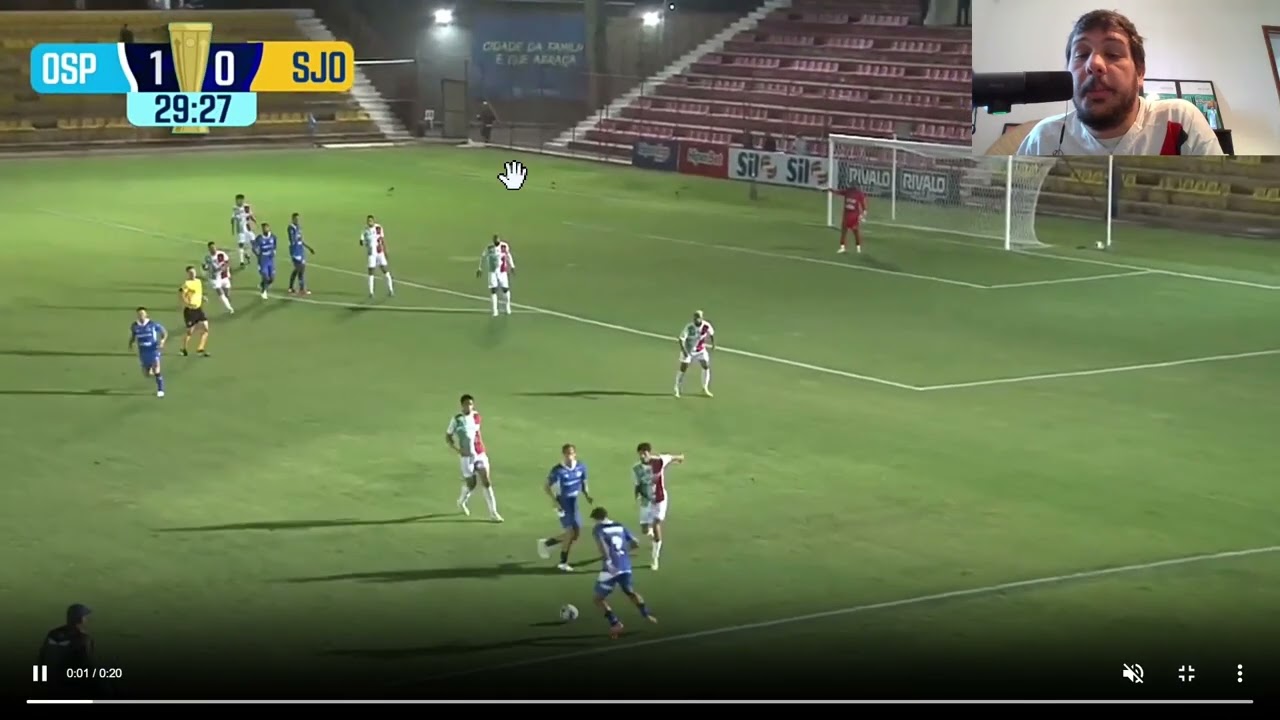 Futebol de transições de Moacir Jr - Análise x São José 2026
