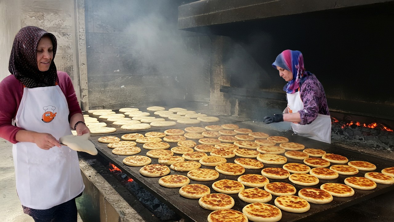 A Day in a Traditional Turkish Bakery! Legendary Breads