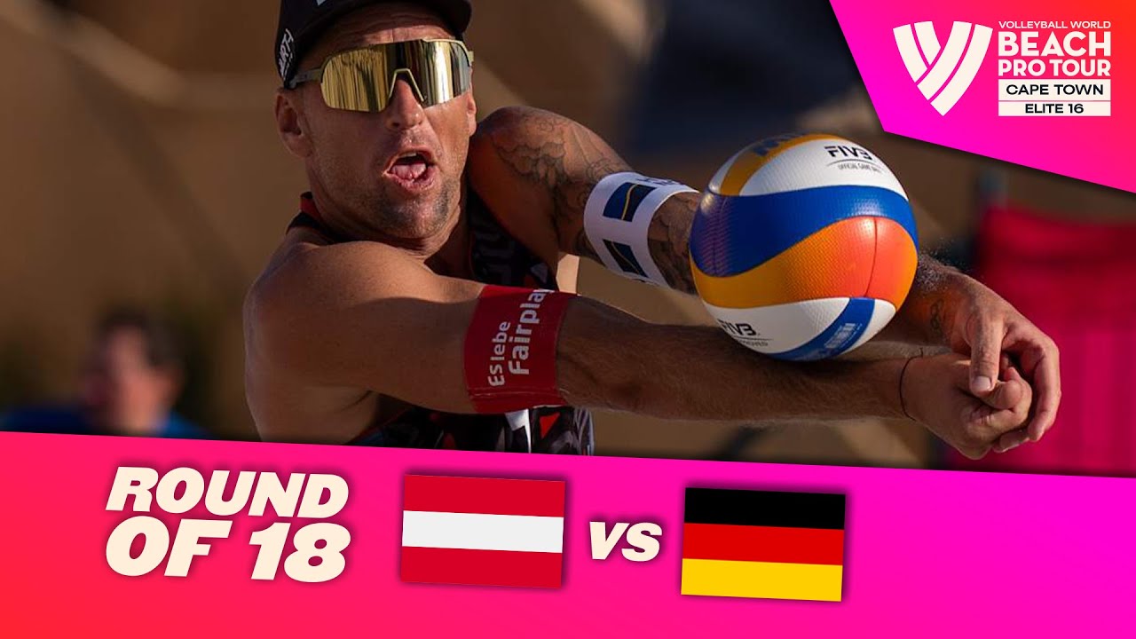 Horst/Pristauz vs. Pfretzschner, L./Winter - Round of 18 Highlights | Cape Town 2025 #BeachProTour
