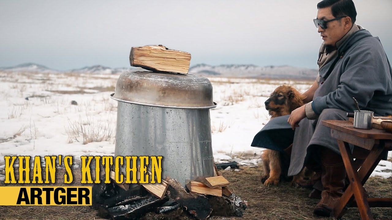 Mongolian Roast Leg of Lamb - Slow Cooked in the Snow | Khan's Kitchen