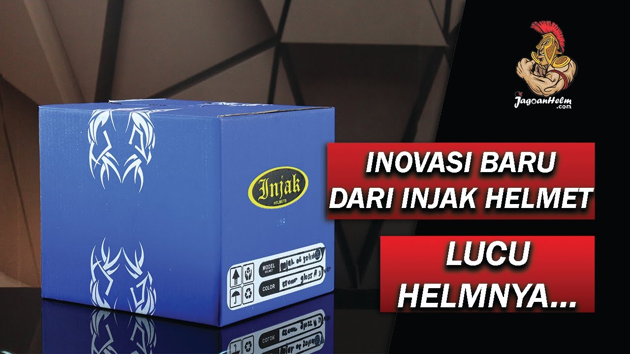 UNBOXING : INOVASI HELM TERBARU DARI INJAK | HELM INJAK MOTIF CARBON APAKAH SERINGAN HELM CARBON ?