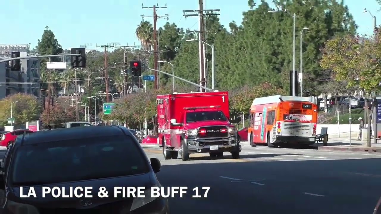 LAFD rescue 1 transporting 