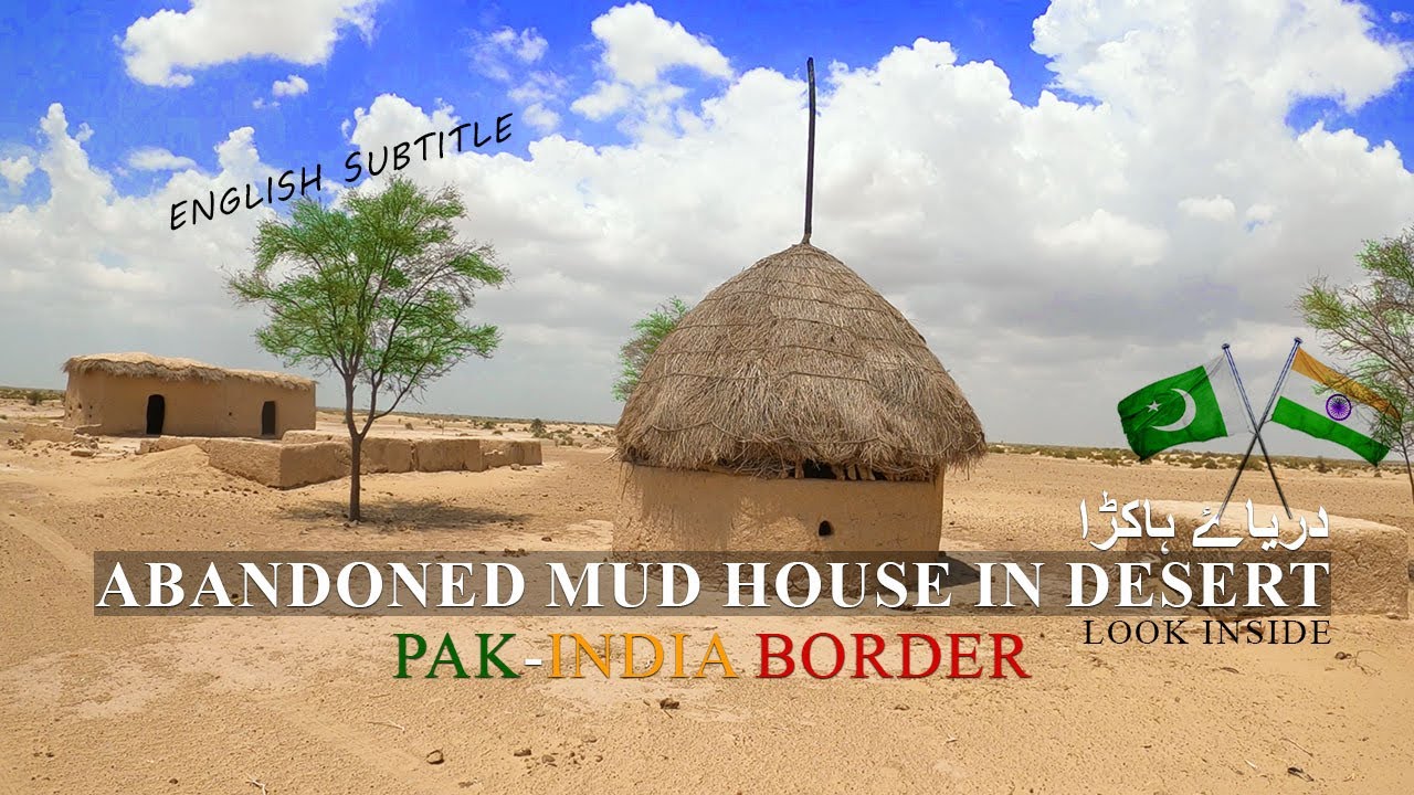 Abandoned Mud Houses || Ancient Dried Hakra River bed in Cholistan Desert || Pak-India Border