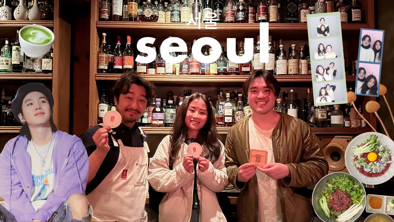 a chill few days in seoul | bts, bar cham, cafes (ft. k-pop/artsy shopping haul!)