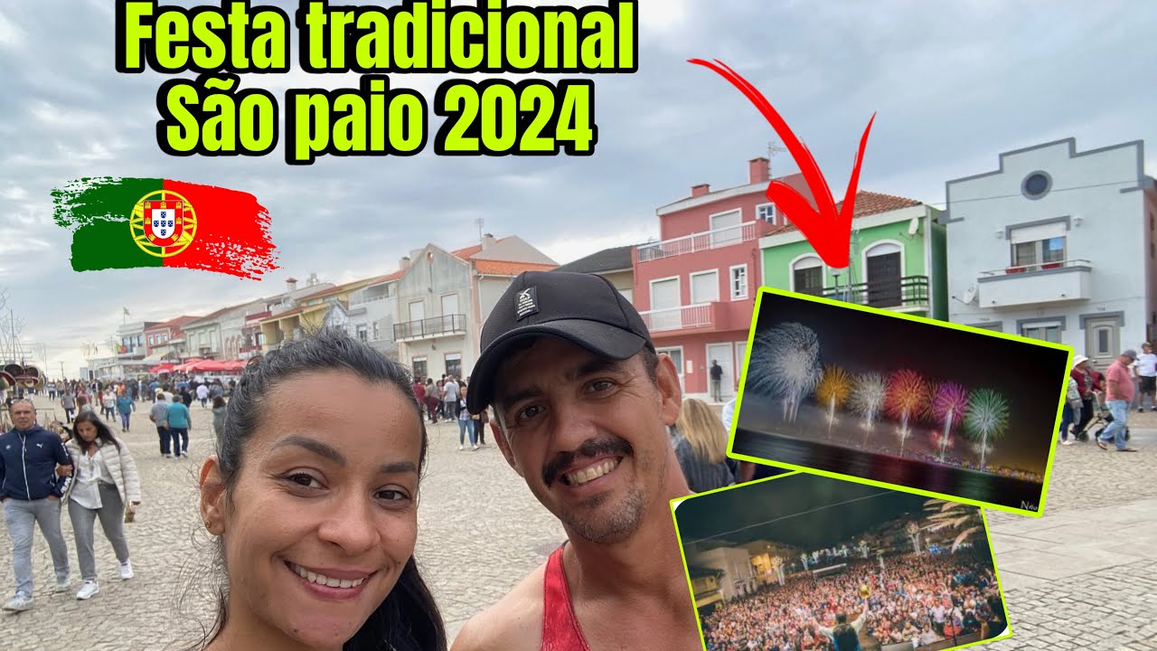 FESTA tradicional em PORTUGAL-feiras e comidas tradicionais/são paio2024/torreira