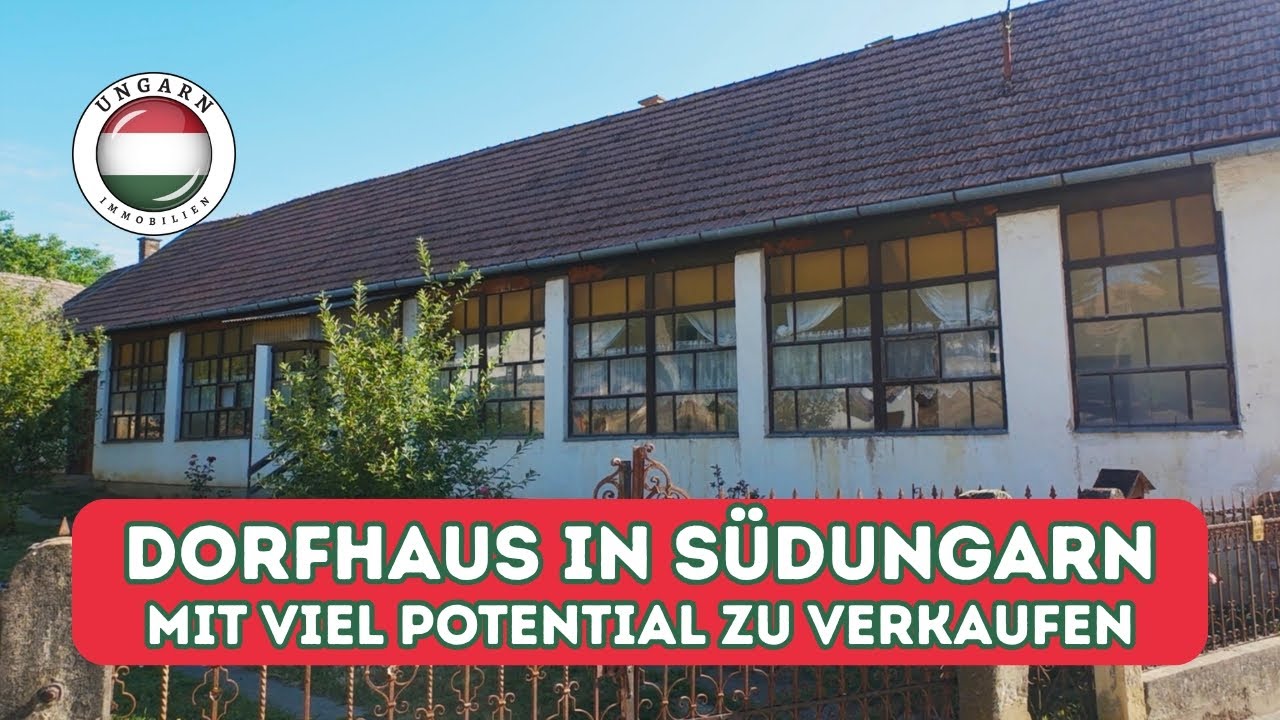 RESERVIERT Großes Dorfhaus zu verkaufen - Nähe Bonyhád in Südungarn