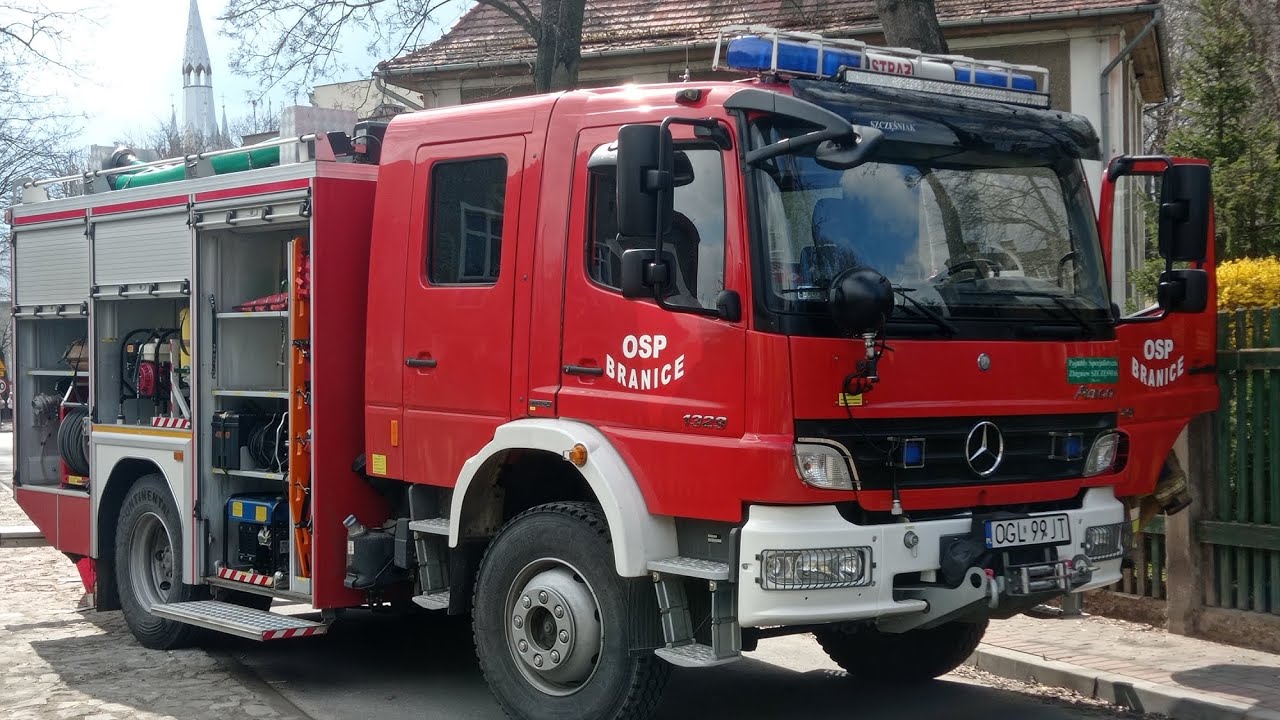 🚨Wyjazd alarmowy OSP Branice🚨 IZRM - NZK, brak wolnego ZRM⚠️ w miejscowości Branice🌆