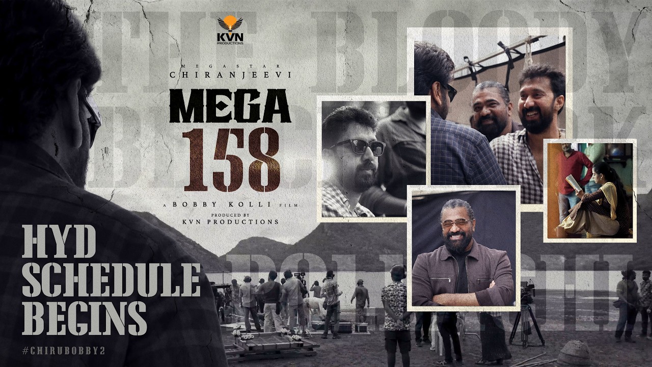 #Mega158 Hyderabad Schedule Begins | Megastar Chiranjeevi | Bobby Kolli | Thaman S | KVN Productions