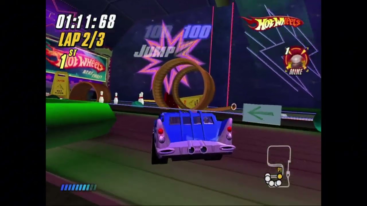 💥 [PS2] Hot Wheels: Beat That - Bowling Alley Tournament Mix Music - Jack Hammer Gameplay (No Comms)
