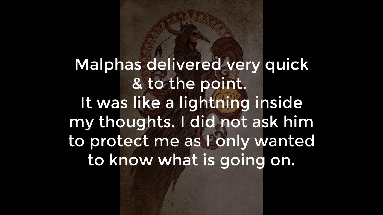 How Demon Malphas Helped Me
