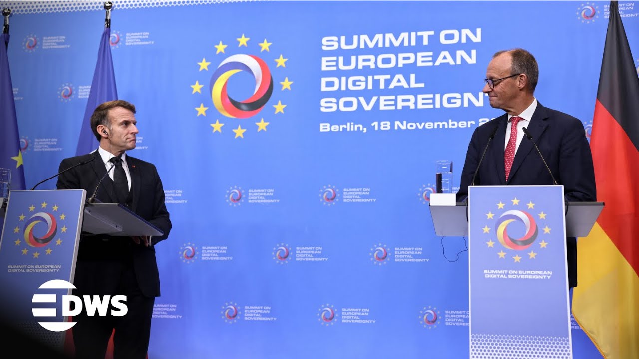 FULL PRESSER: Merz & Macron Unveil Bold Digital Strategy for Europe | Berlin Summit | AC15