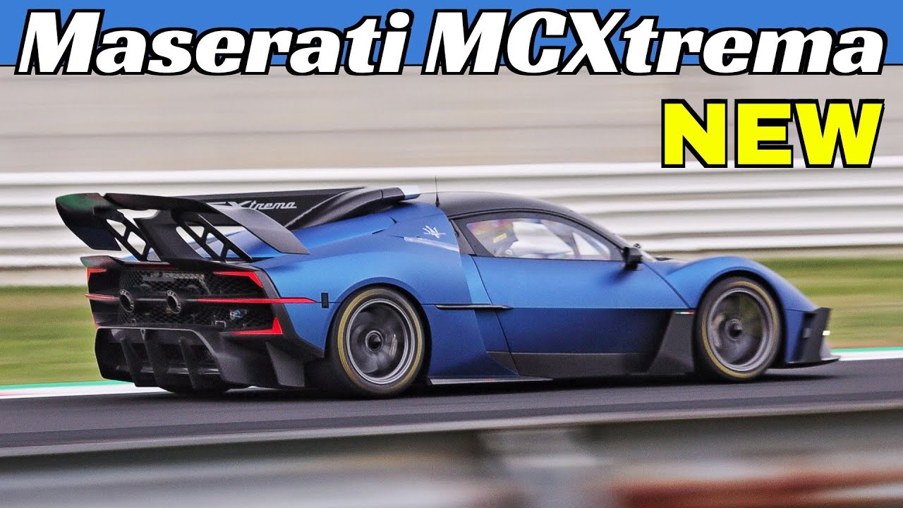 NEW 2024 Maserati MCXtrema Track-Only Hypercar testing at Misano Circuit - 730Hp V6 Twin-Turbo Sound