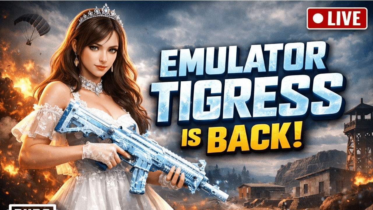 🔥 Emulator Tigress Returns 🐯💥 | PUBG Mobile LIVE
