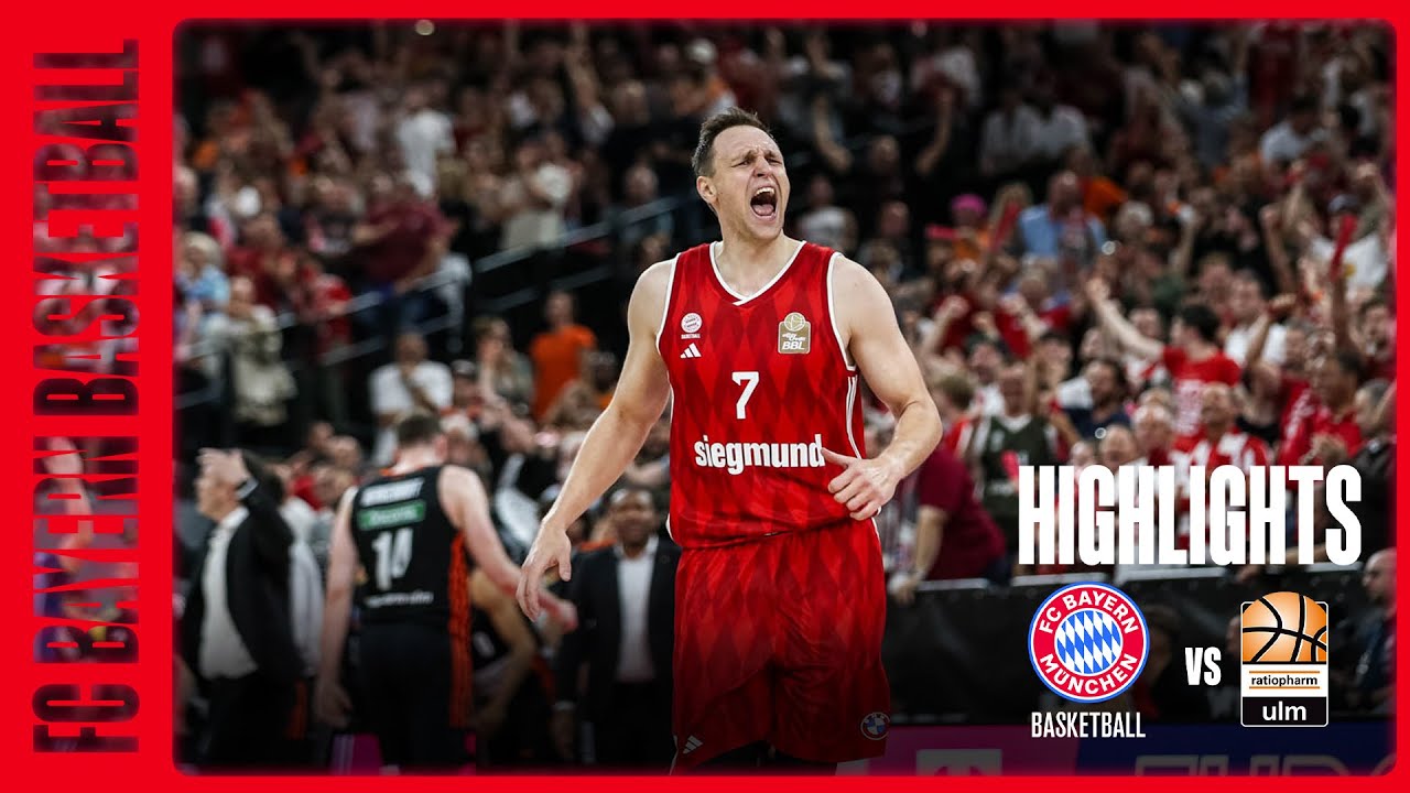 FC Bayern M&uuml;nchen Highlights | FCBB - Ulm 81:77 | BBL 24/25 | Finale 5