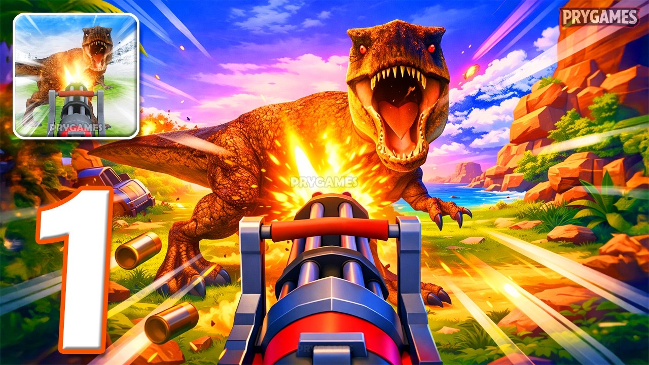 Crazy Break Destructive - Gameplay Walkthrough Part 1 - Dinosaur Ragdoll Mayhem (Android, iOS)