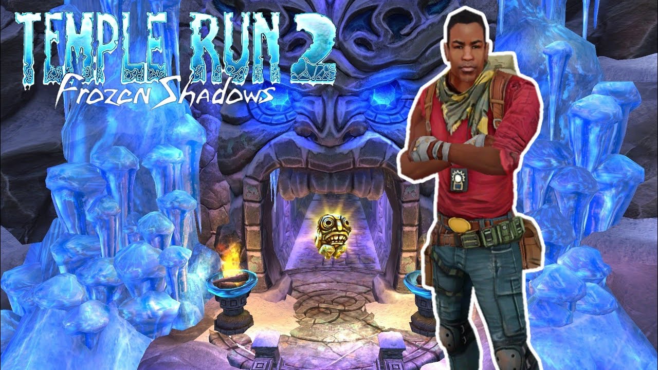 Barry Bones Outrider Run in Frozen Shadows Temple Run 2 YaHruDv