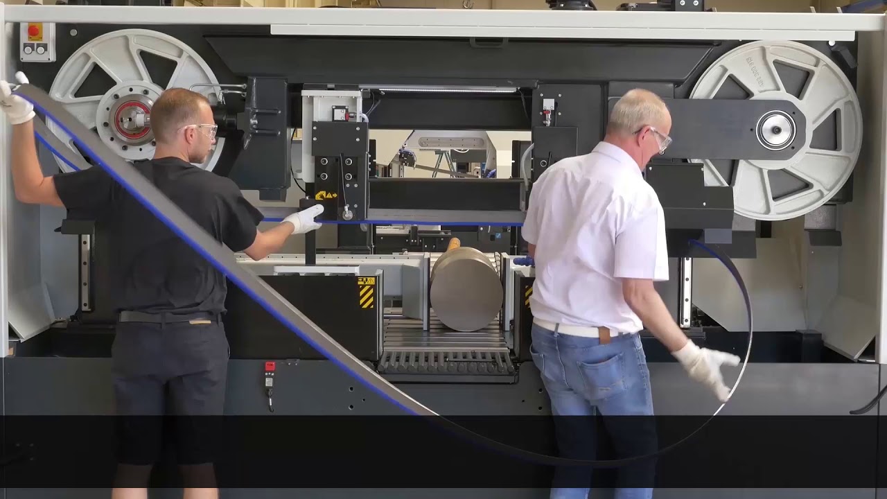 Correct installation of band saw blade