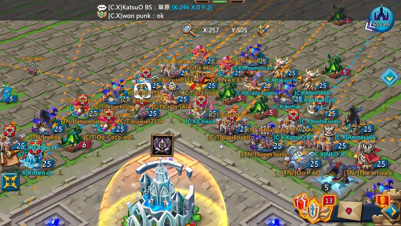 Lords Mobile - Huge Hits On Wolf Family Player In Fury