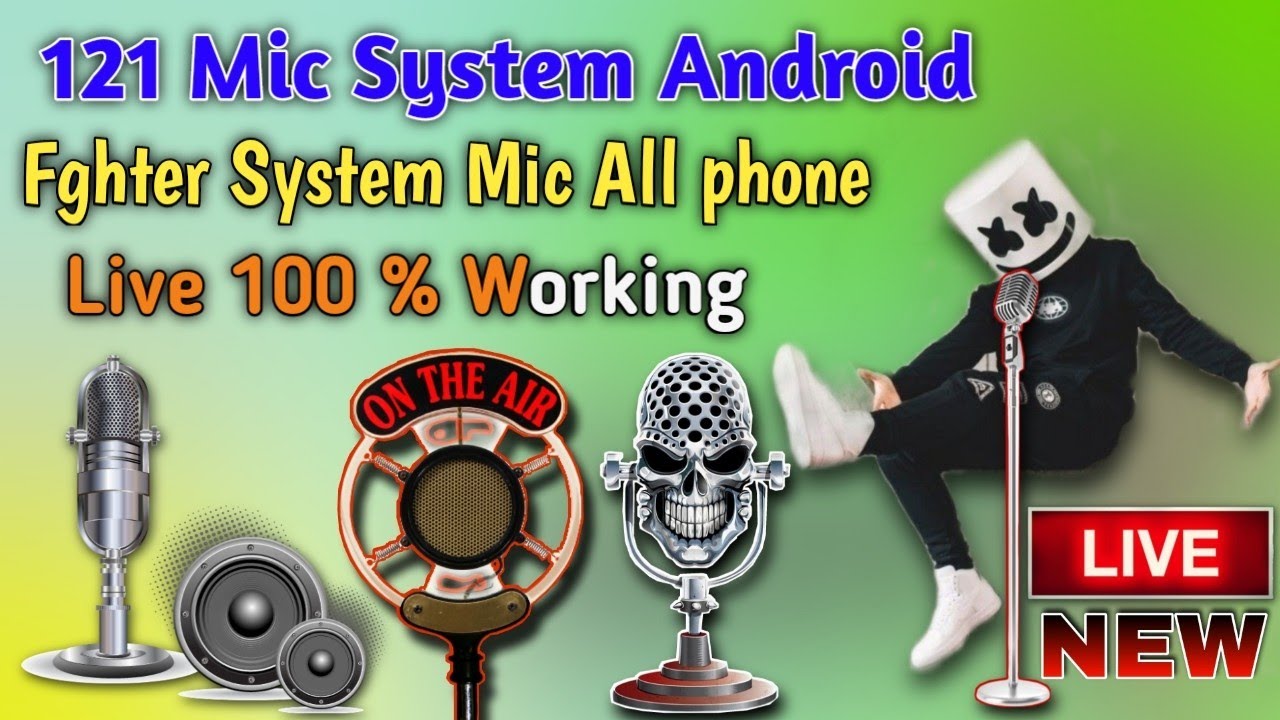 121 Mic🎙️121 System Android app All phone 2025 100% Working Live Full Settings #fightermicSystem2025