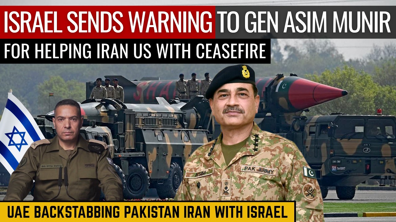 Israel Sends Warning to General Asim Munir | For Helping Iran US with Ceasefire | Defence Outpost