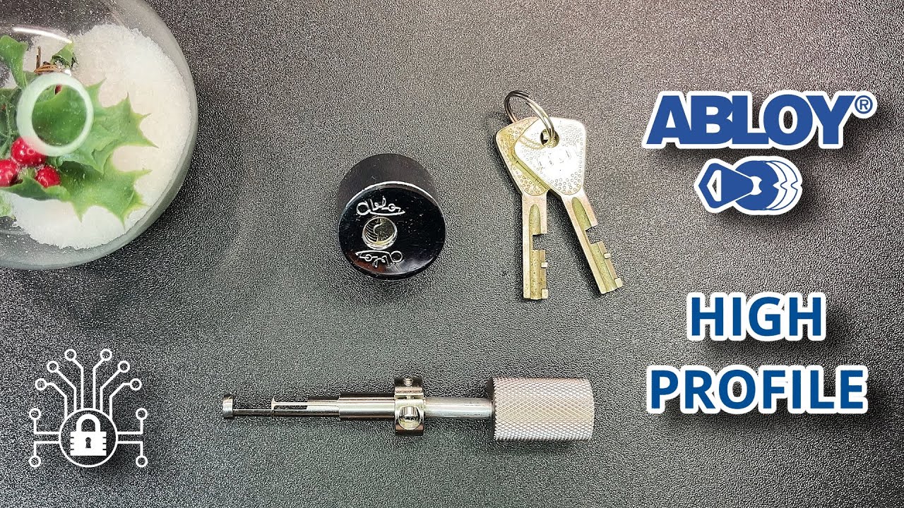 Инструмент для вскрытия замков Abloy High Profile ➕ 💙🇫🇮 Замок Abloy С-образной формы вскрыт, разо...