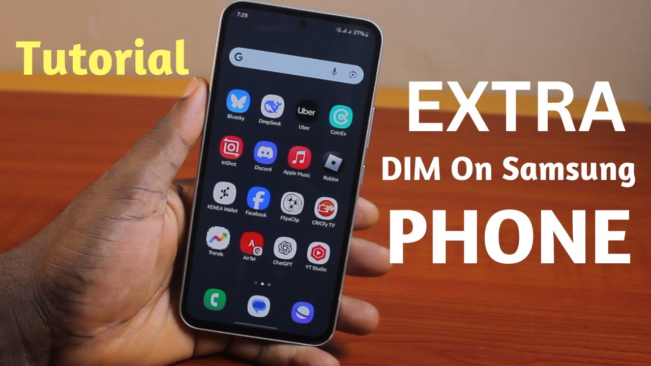 How to Enable or Disable Extra DIM on Samsung