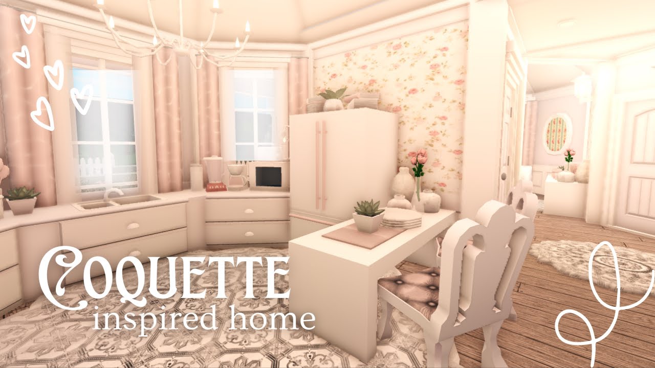 🌸 Coquette Inspired Home: Bloxburg House Build
