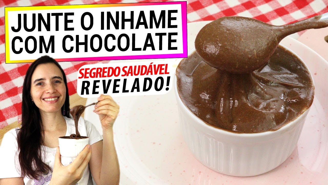 SEGREDO SAUDÁVEL! JUNTE O INHAME COM O CHOCOLATE! DELICIOSO, DESCOBRI E FAÇO SEMPRE!