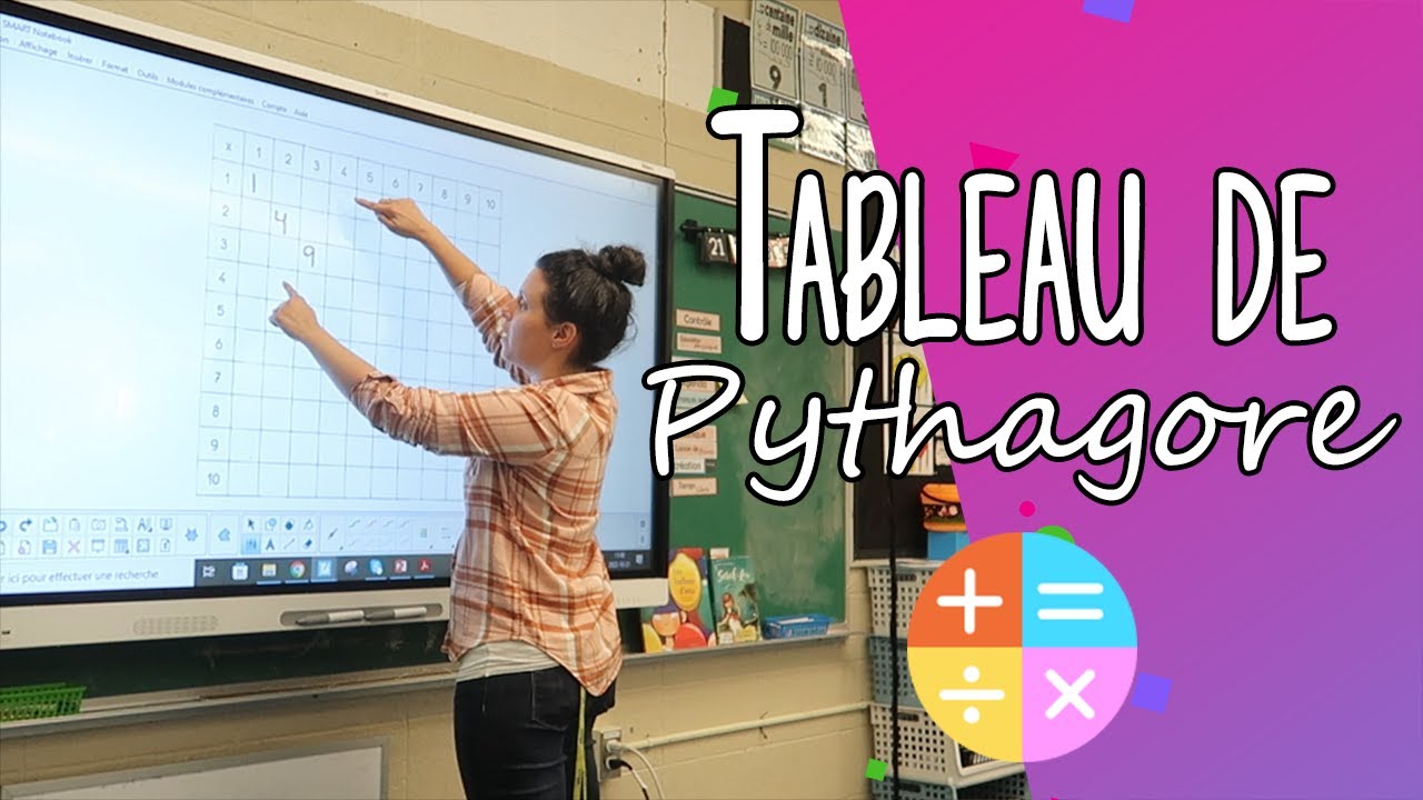 Tableau de Pythagore pour apprendre nos tables | Weekly vlog #194