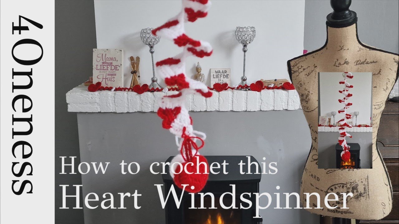 How to crochet a Heart Wind Spinner?