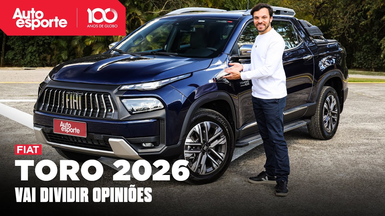 Tudo sobre a FIAT TORO 2026: o que MELHOROU e o que a picape ainda FICA DEVENDO