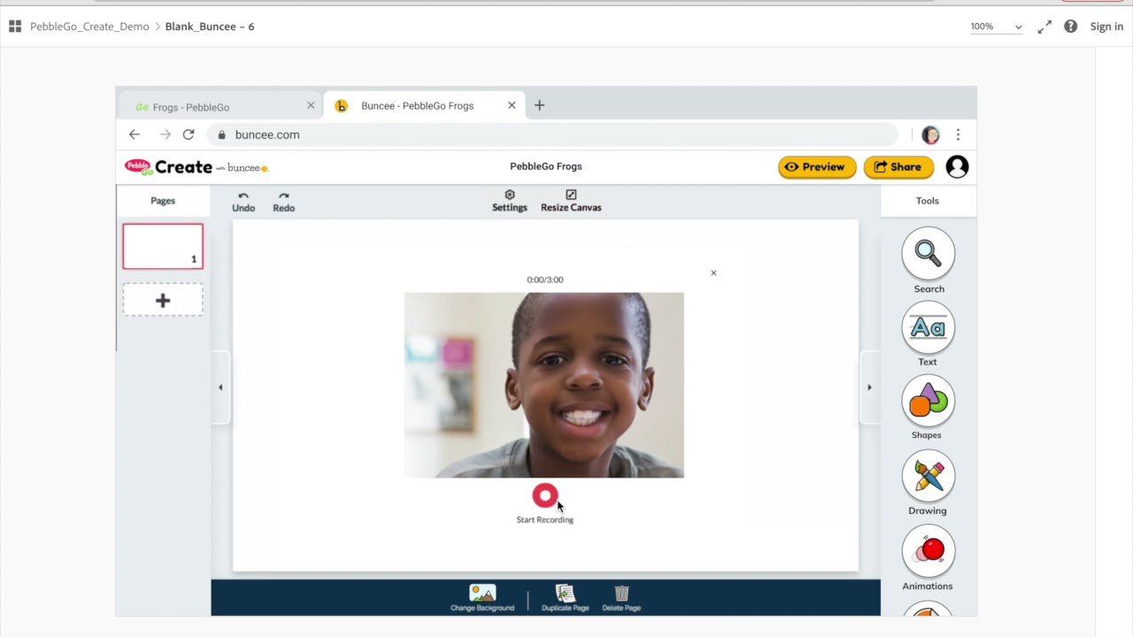 PebbleGo Create Walkthrough Video