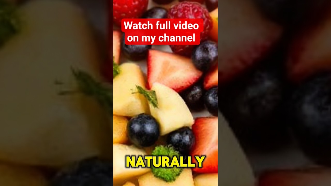 Top 7 Fruits to Rebuild Muscle Naturally #healthtips #facts #seniorfitness #over60health #shorts #fy