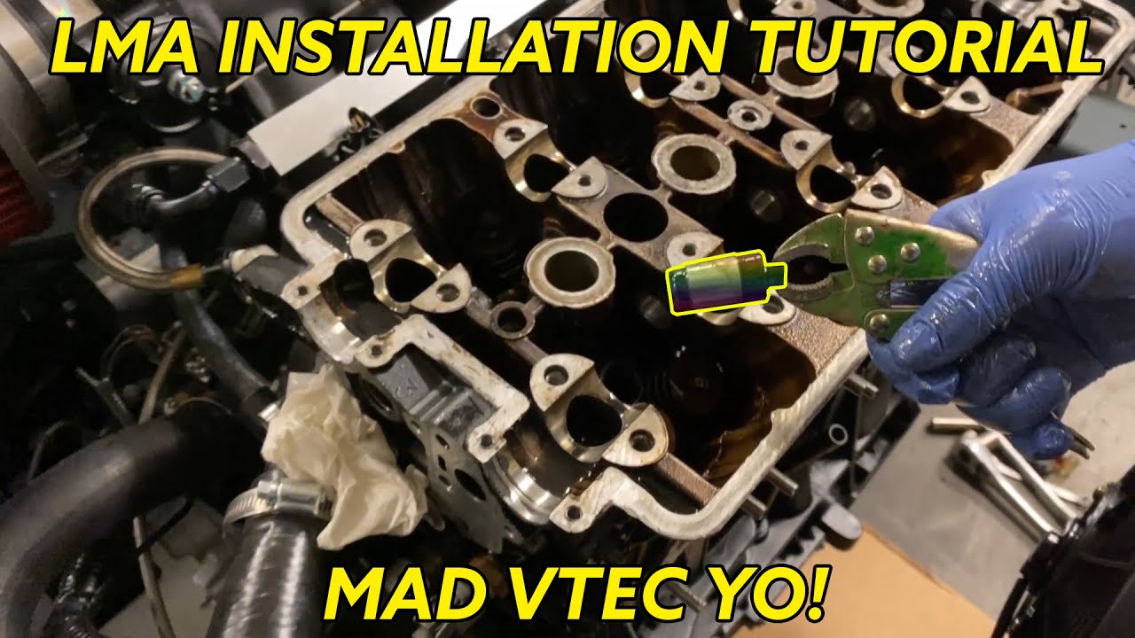 SKUNK2 LMA INSTALL INTO B16A HEAD  |  B20VTEC INTEGRA DC
