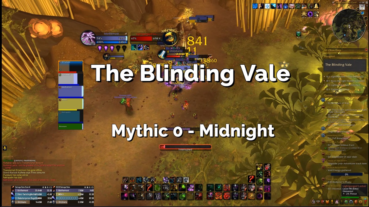 Free 246 Gear in Blinding Vale - Mythic 0 | WoW Midnight