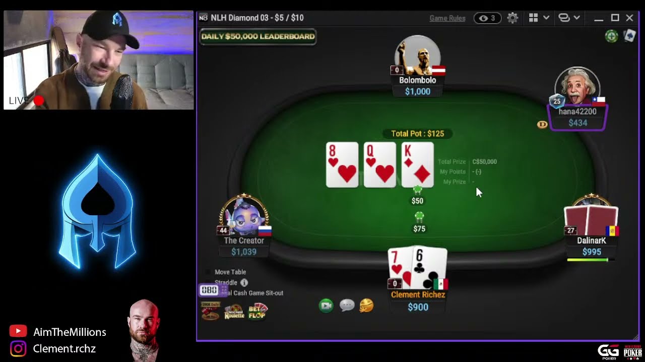 Session Cash Game hautes limites
