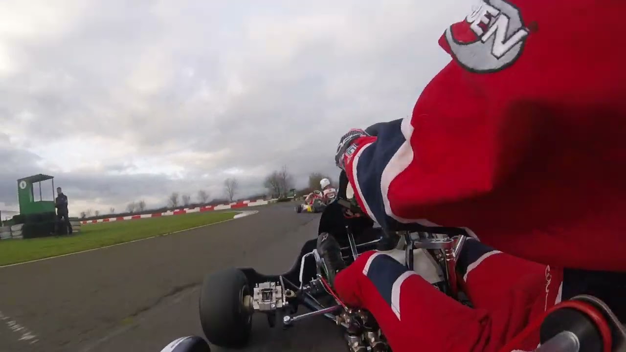 Feel the speed with Caden McQueen at Fulbeck Karting Circuit in a KZ!
