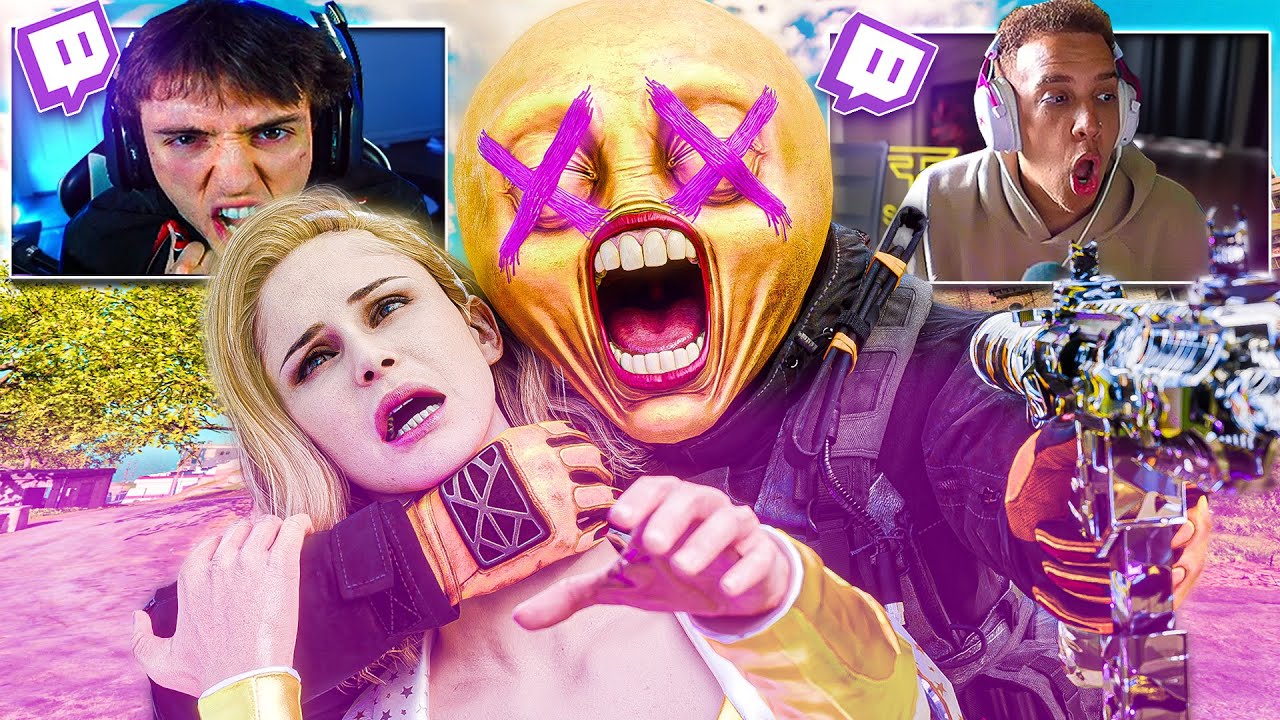 Killing Twitch Streamers With INSANE Movement On Rebirth Island #4 (Both POV’S)