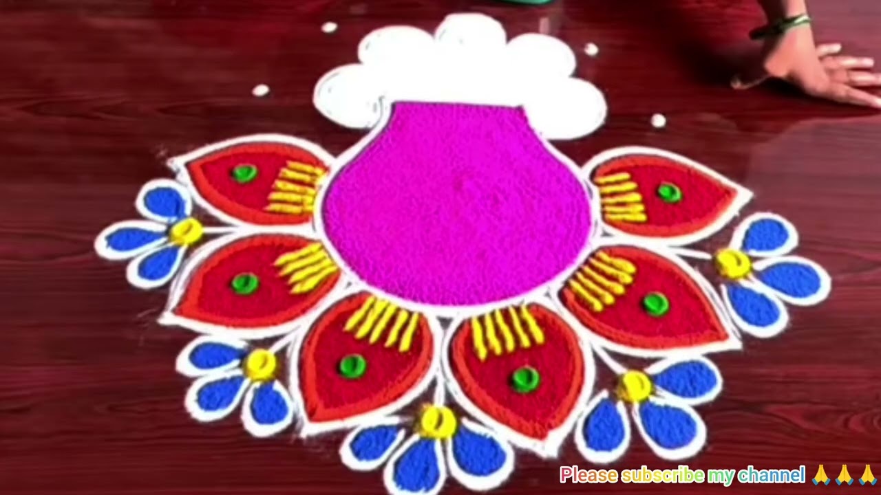 🌺New year rangoli designs sankranthi festival beginners 🌺 Rangoli designs 🌺2026