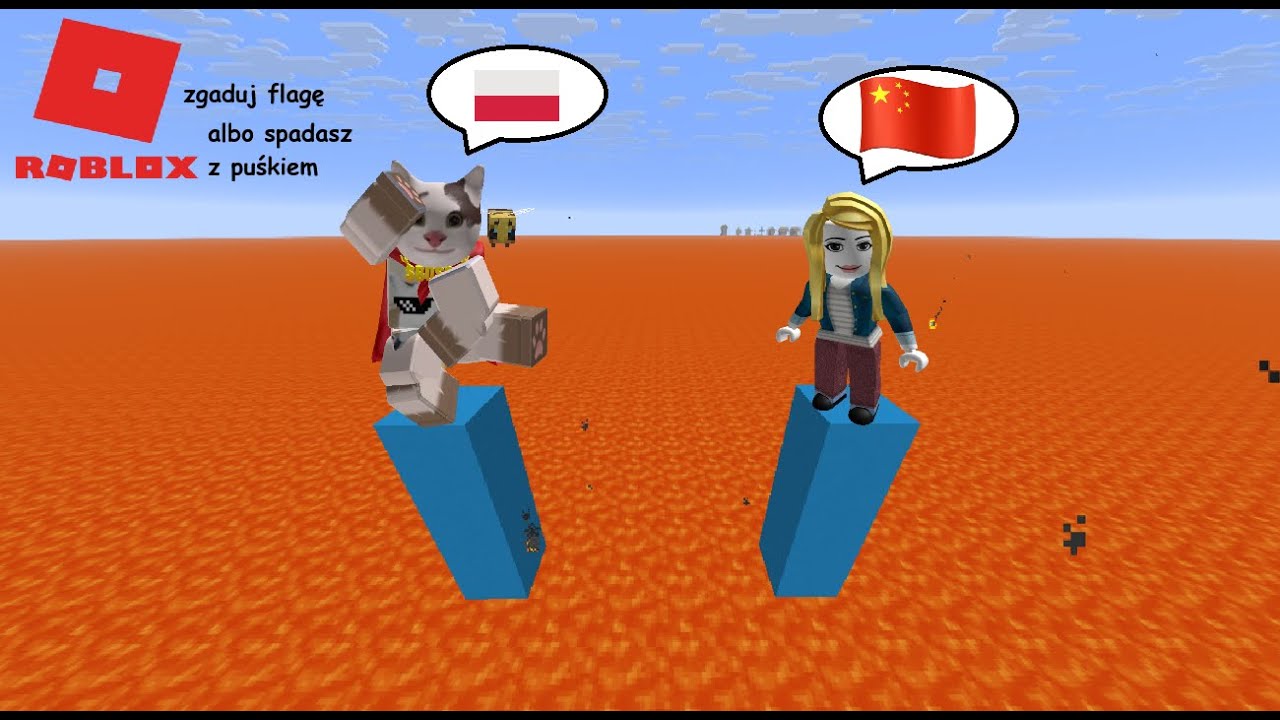 Zgaduj flagę państwa albo umieraj z Puśkiem w Boblox