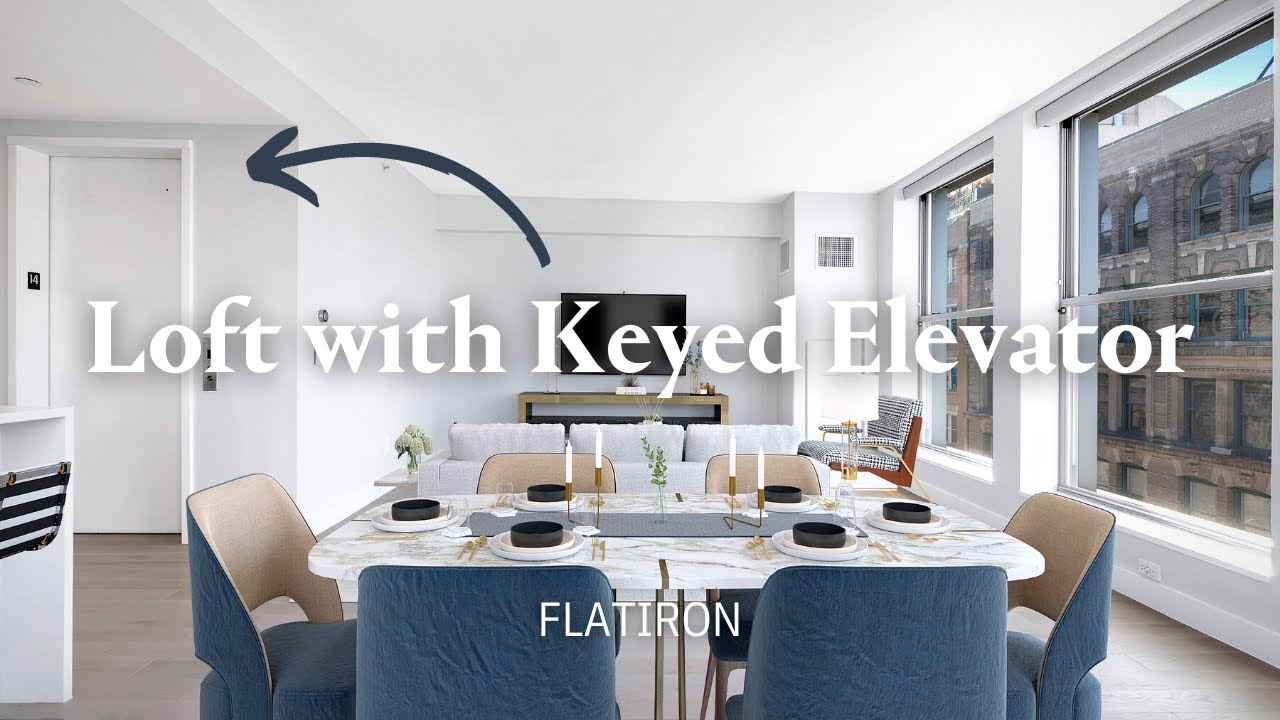 Flatiron Loft with Keyed Elevator | PEEK IN