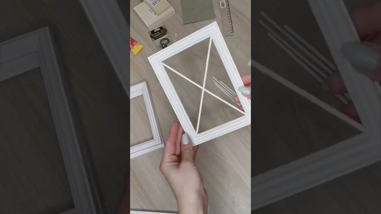 Фонарики из бюджетных фоторамок.